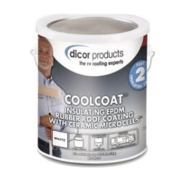 Dicor Dicor D6J-RPIRCT1 Coolcoat EPDM Rubber Roof Coating for RV Tan D6J-RPIRCT1 - main